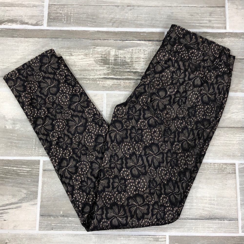 Xhilaration Black Lace Overlay Jeans